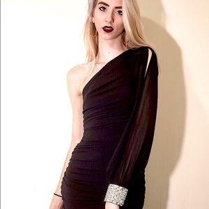 One Shoulder Semi Formal Dress